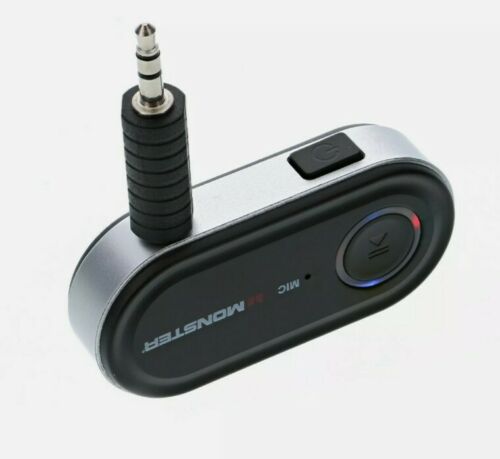Monster Bluetooth Receiver to 3.5mm Audio Jack - Stream Bluetooth to Any Device - Fresh Stock Dated December 2025