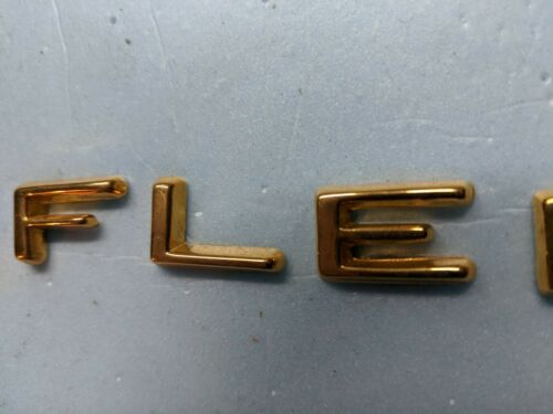 CADILLAC 1958 FLEETWOOD 18K GOLD PLATED TRUNK LETTERS - Fresh Stock Dated December 2025