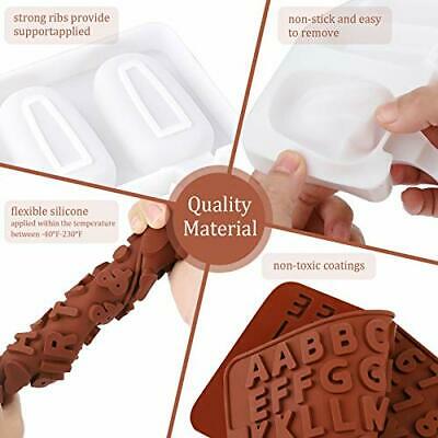 2 Pieces of Popsicle Molds, Homemade Oval Silicone Popsicle Cake Molds, Letter - Fresh Stock Dated February 2026