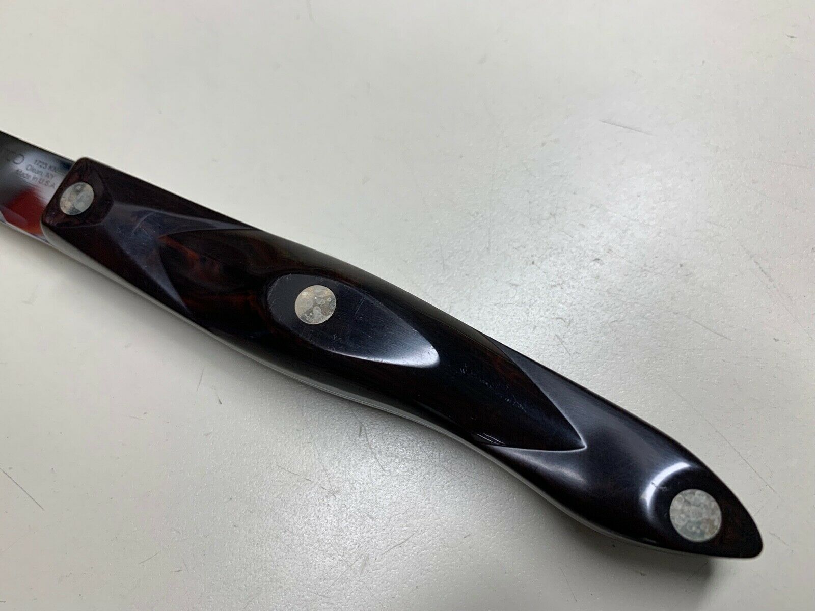 CUTCO CLASSIC HANDLE CARVER KNIFE 1723 USA **VERY NICE CONDITION** - Fresh Stock Dated January 2026