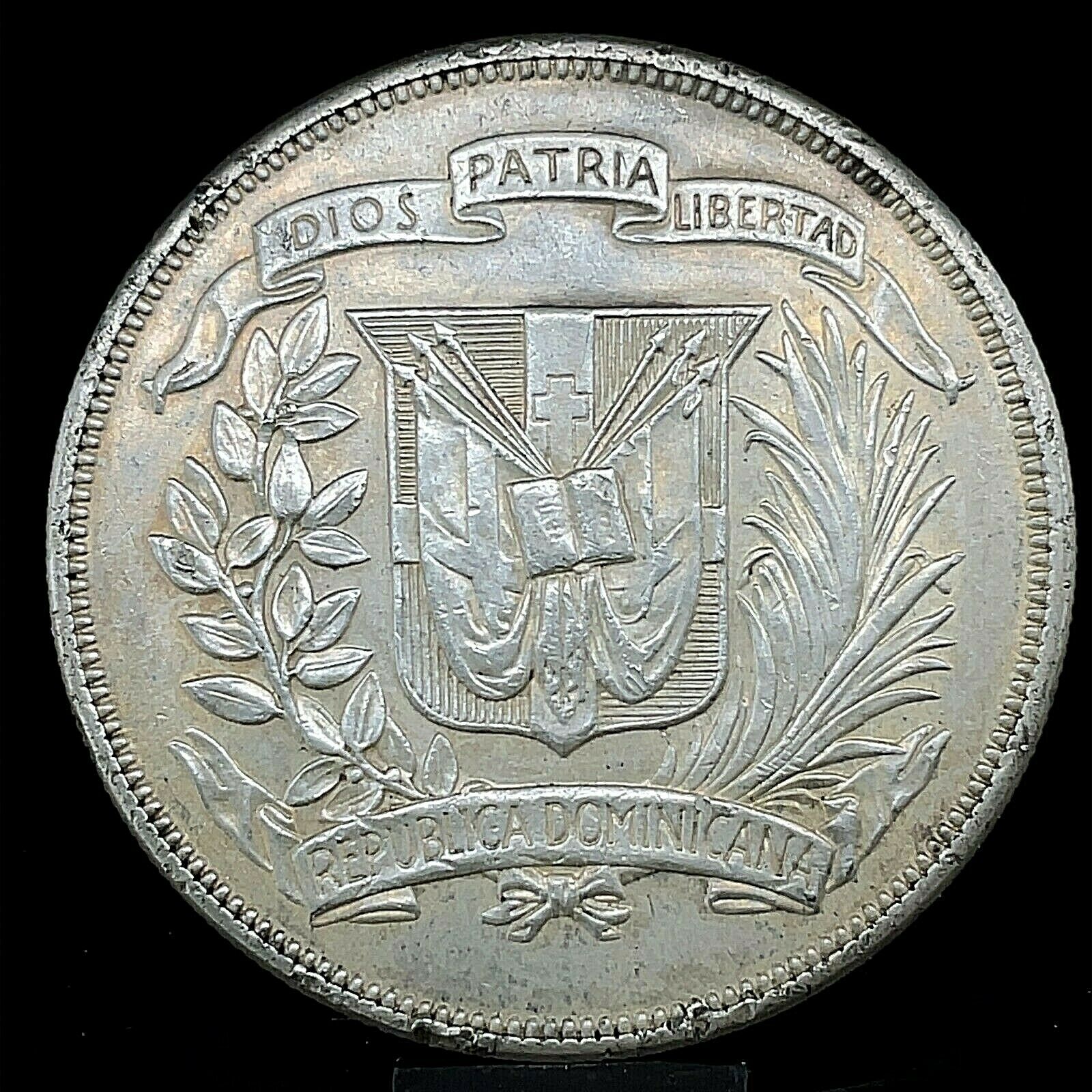 Dominican Republic 1 peso 1955, UNC, 