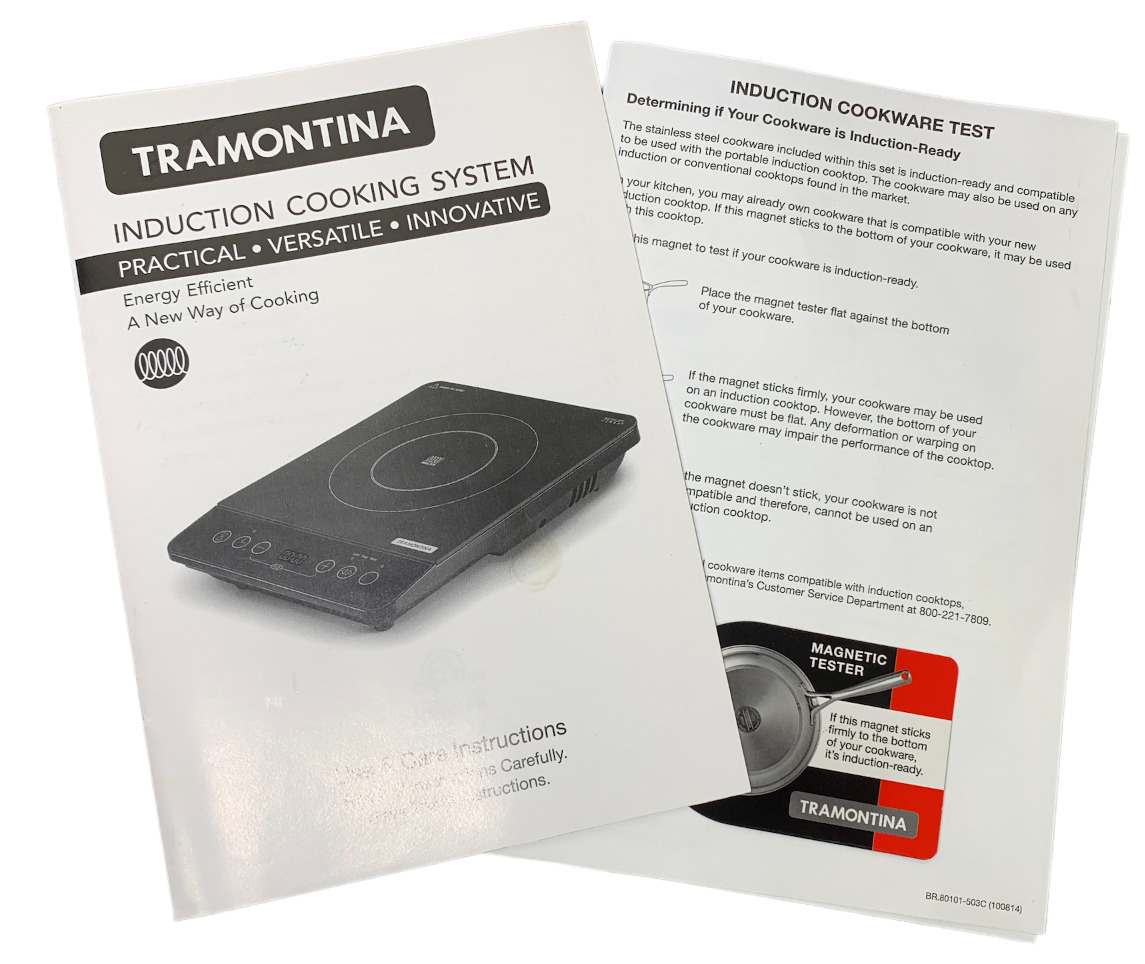 Tramontina Induction Cooker Cooktop Single Burner Countertop Model 81500/100 - Fresh Stock Dated February 2026