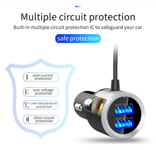 Bluetooth car FM Transmitter mp3 Player handfree Radio Adapter SD TF USB CHARGER - Fresh Stock Dated December 2025