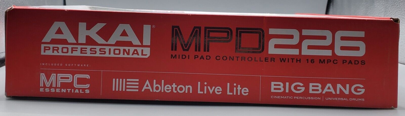 AKAI MPD 226 MINI PAD CONTROLLER WITH 16 MPC PADS . ABLETON LIVE LITE *Works* - Fresh Stock Dated December 2025