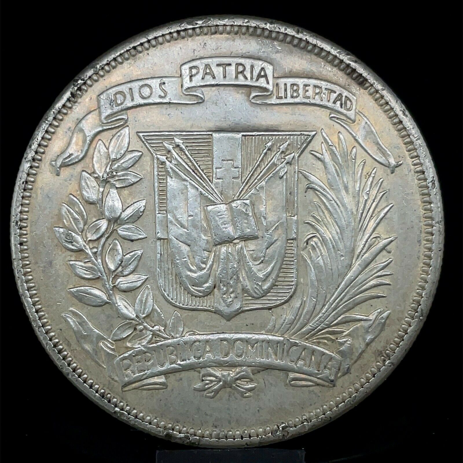 Dominican Republic 1 peso 1955, UNC, 
