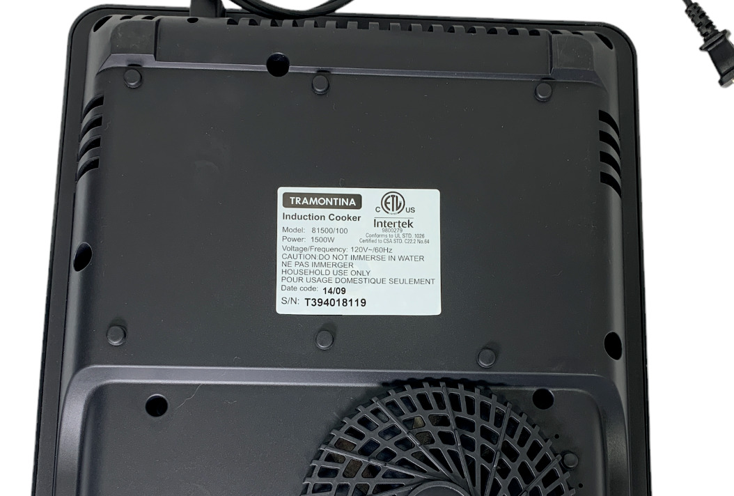 Tramontina Induction Cooker Cooktop Single Burner Countertop Model 81500/100 - Fresh Stock Dated February 2026