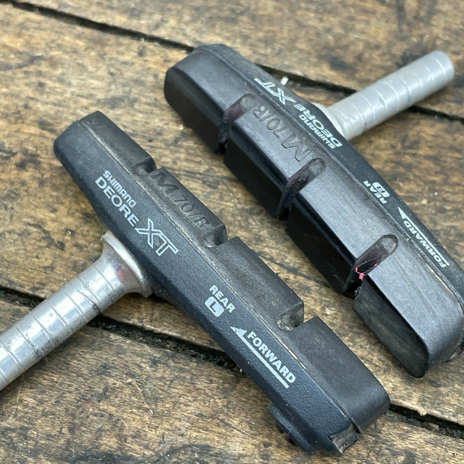 Shimano Deore XT Brake Pads BR-M737 Vintage Shoes Post (4) Set - Fresh Stock Dated December 2025