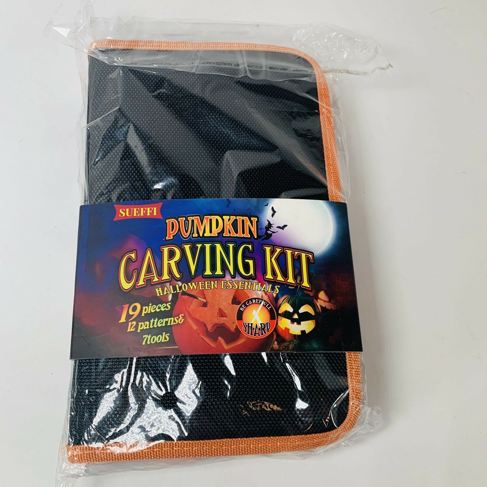 Professional Pumpkin Carving Kit Stainless Steel Tools with Carving Templates - Fresh Stock Dated February 2026