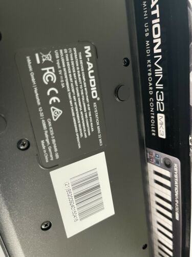 M Audio Keystation Mini 32 MK3, Ultra Portable Mini USB MIDI Controller - Fresh Stock Dated December 2025