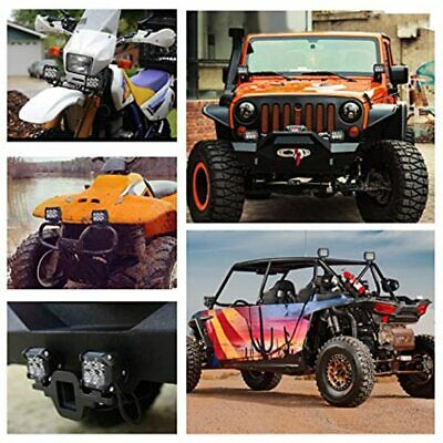 LED Pods, OFFROADTOWN 2pcs 4inch 128W Work Light Bar Off Road Driving Lights Fog - Fresh Stock Dated February 2026