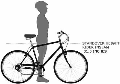 Vilano City Bike Men's 7 Speed Hybrid Retro Urban Commuter - Fresh Stock Dated December 2025