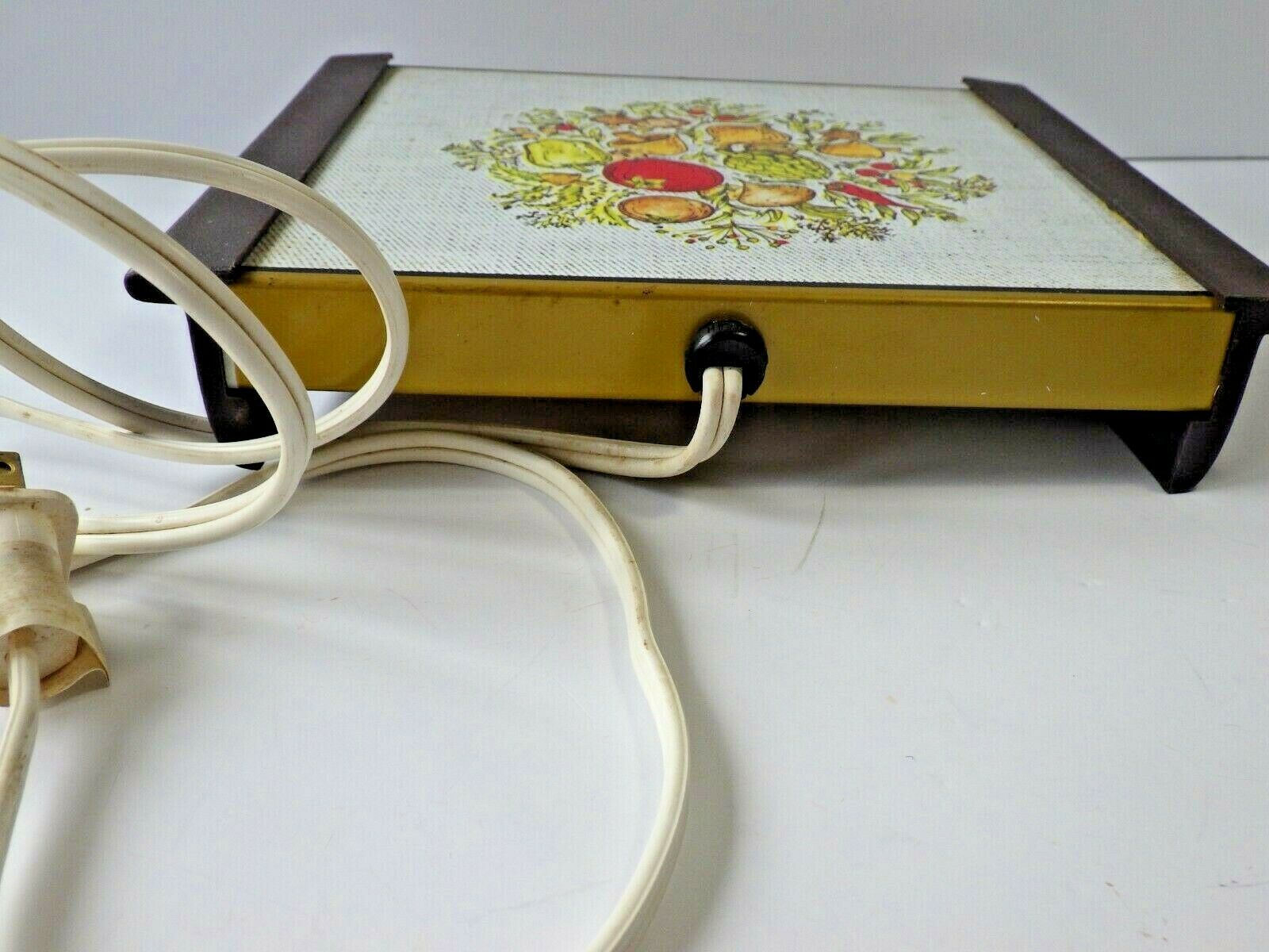 Vintage Hot Plate Warm-O-Tray Spice of Life Atlantic Precision Electric Works - Fresh Stock Dated February 2026