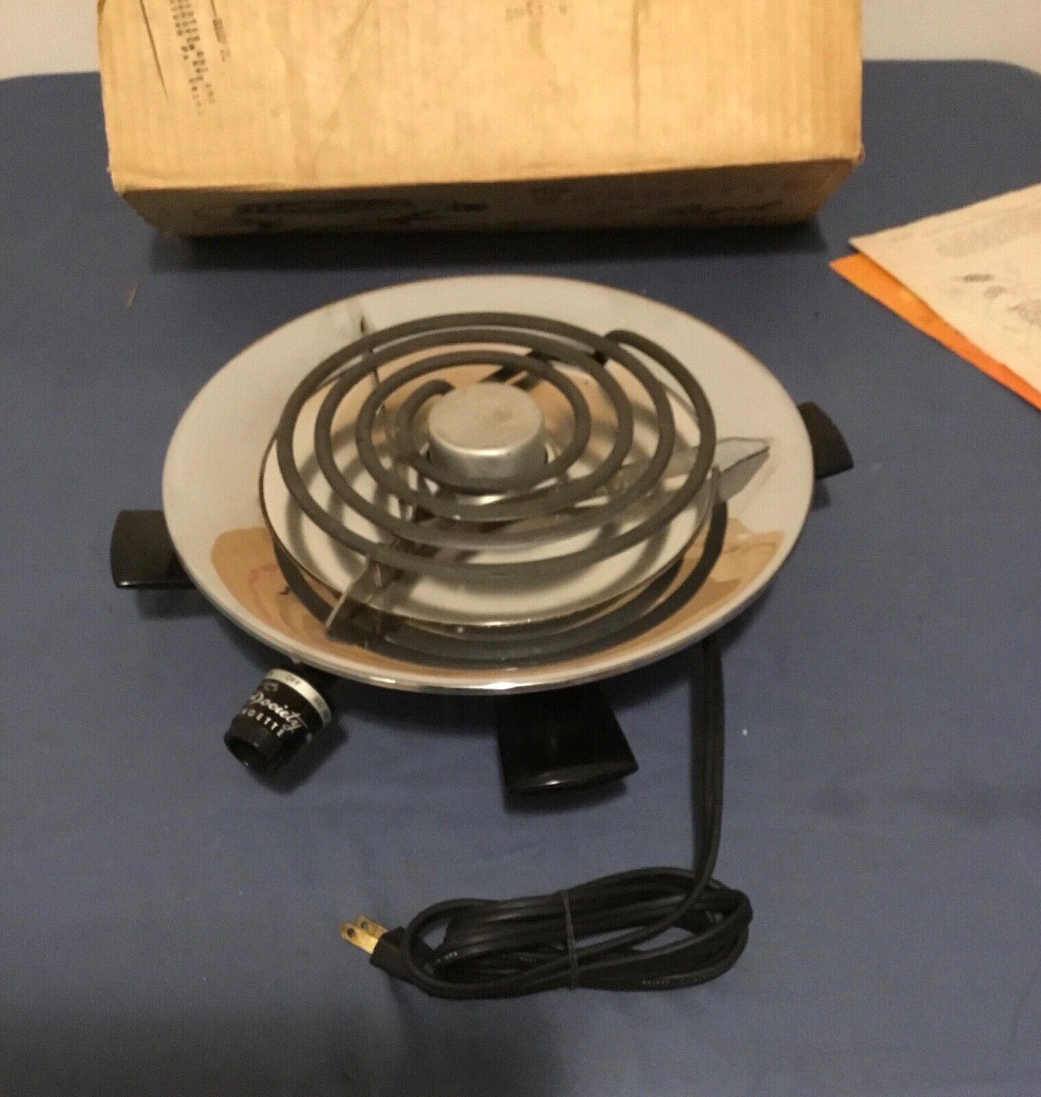 Vintage Rangette By Regal Burner Portable Hot Plate Model 7511, Works - Fresh Stock Dated February 2026