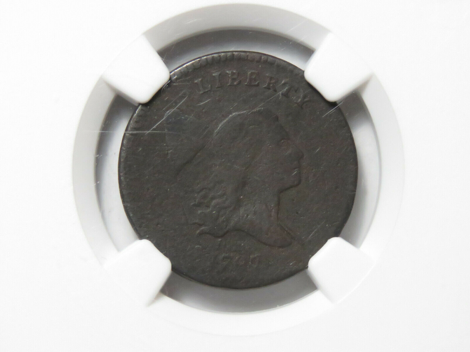 1797 Liberty Cap Half Cent - 1/1 Plain Edge C-1 - NGC VG Details - Corrosion - Fresh Stock Dated December 2025