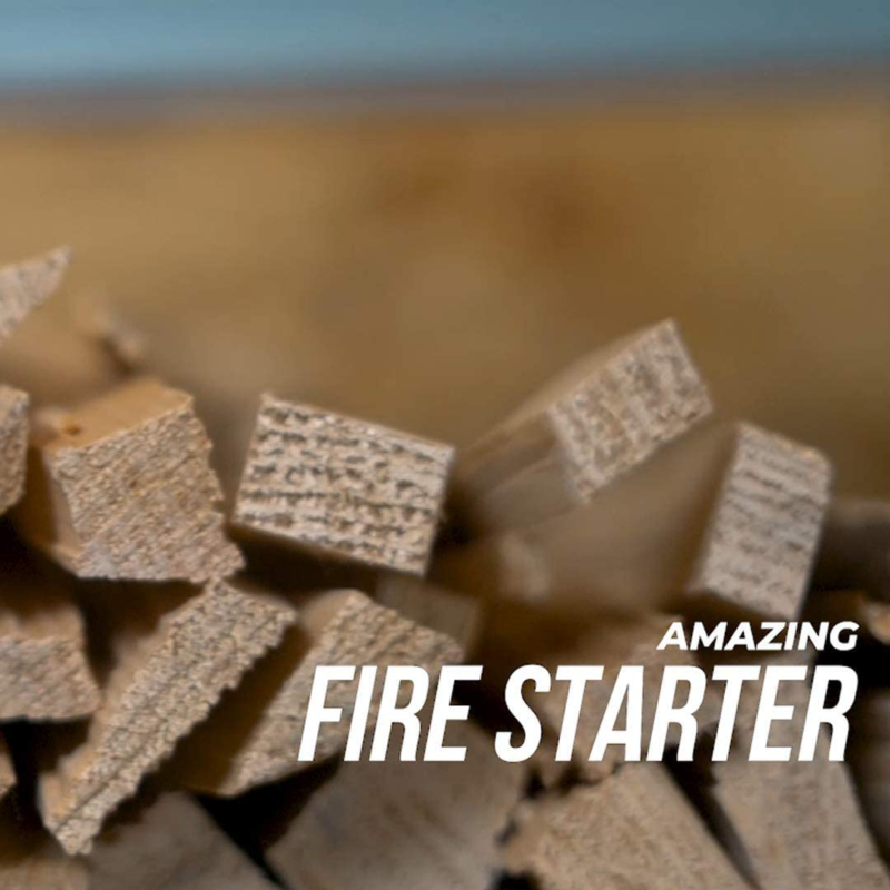 Fire Starter Kindling - 100% All-Natural Incense-Cedar Kindling - Fast, Easy Bur - Fresh Stock Dated December 2025