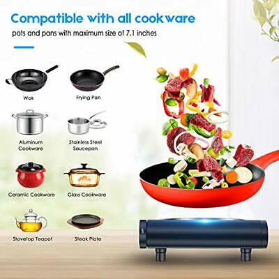 Portable Electric Stove, 1800W Infrared Double Burner Heat-up In Double burner - Fresh Stock Dated January 2026
