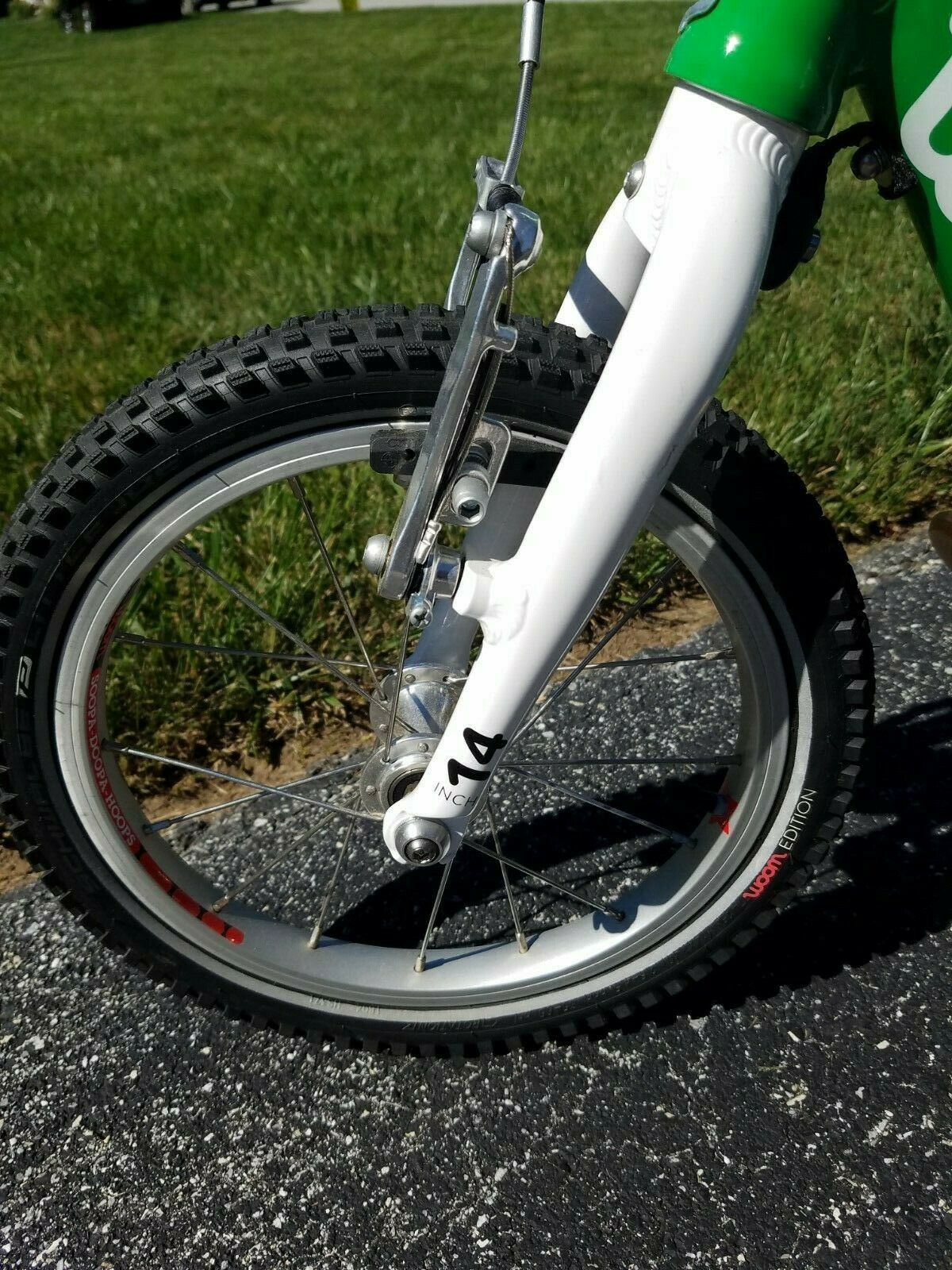 Woom Balance Bike 1 Plus Green 14 inch - Fresh Stock Dated December 2025