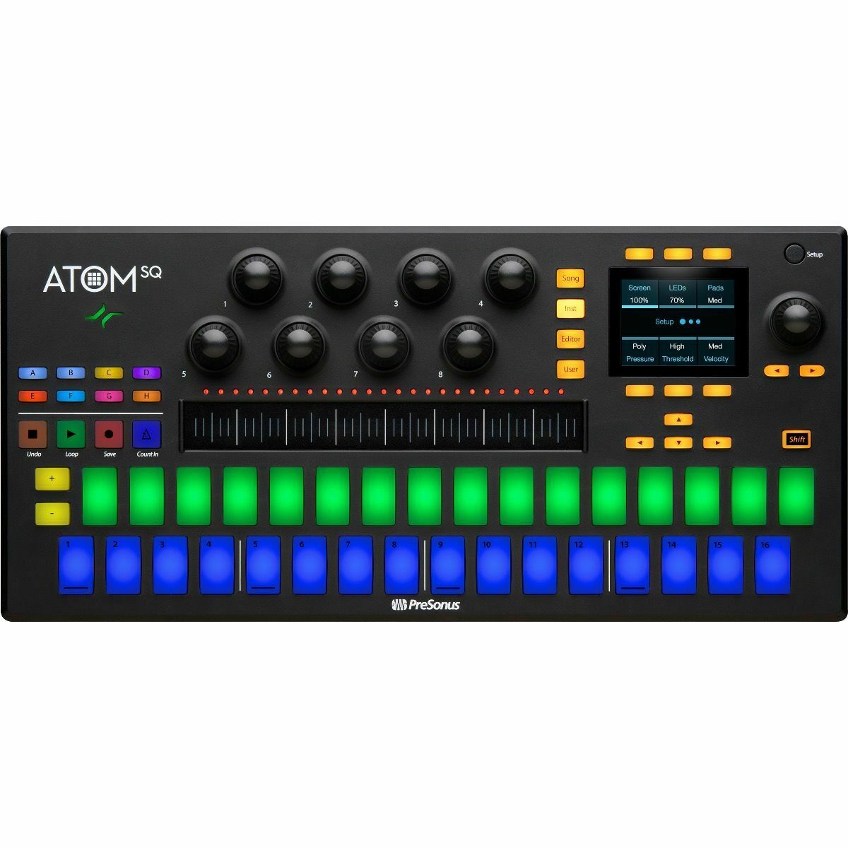 PreSonus ATOM SQ Hybrid MIDI Keyboard/Pad Performance and Production Controller - Fresh Stock Dated December 2025
