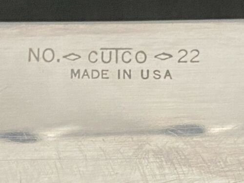 VTG Cutco No 22 8 1/8