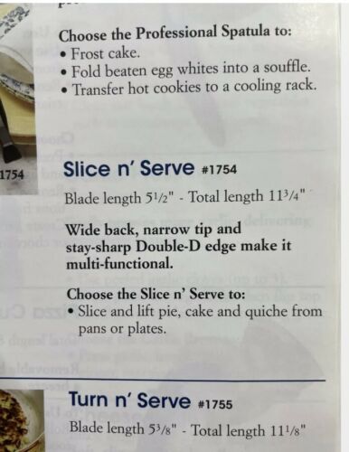 CUTCO Slice N’ Serve Cake Pie Server 1754 & Ice Cream Scoop 1503 NIB - Fresh Stock Dated January 2026