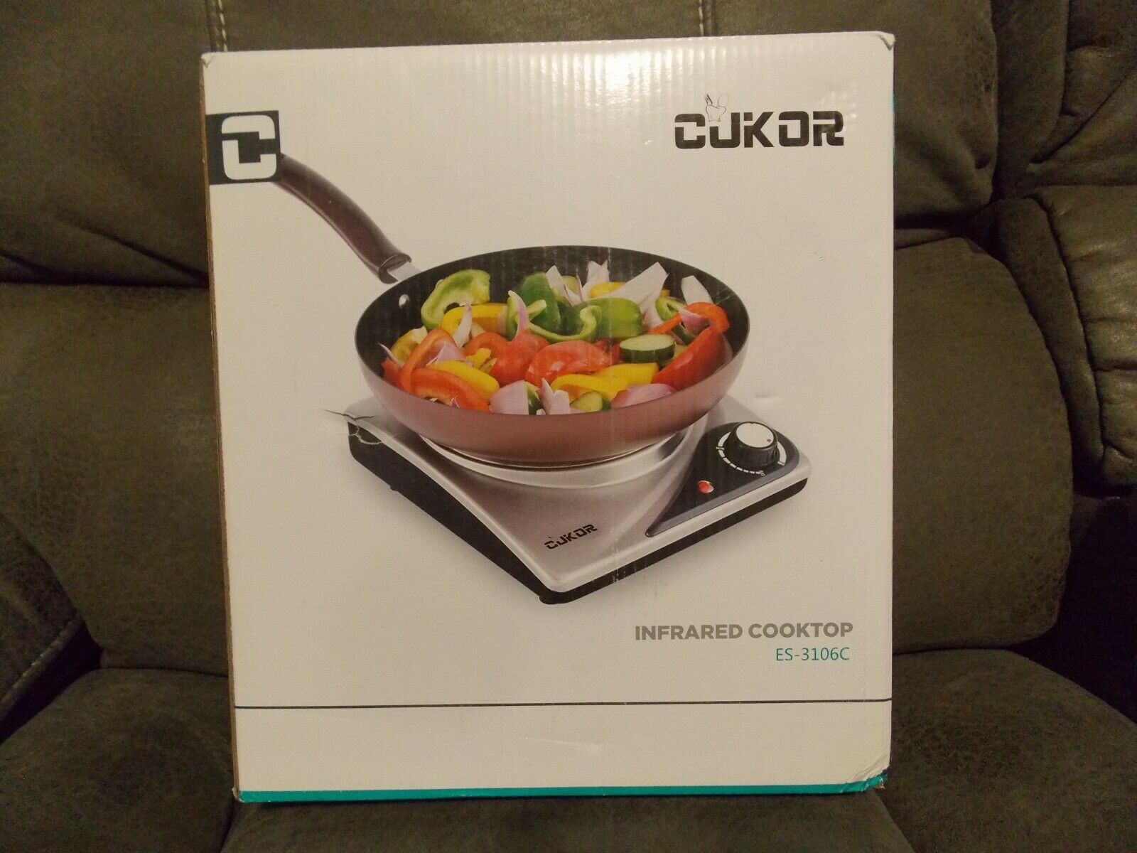 CUKOR Infrared Single Hot Plate Portable Stove 1200W electric ES 3106C - Fresh Stock Dated February 2026