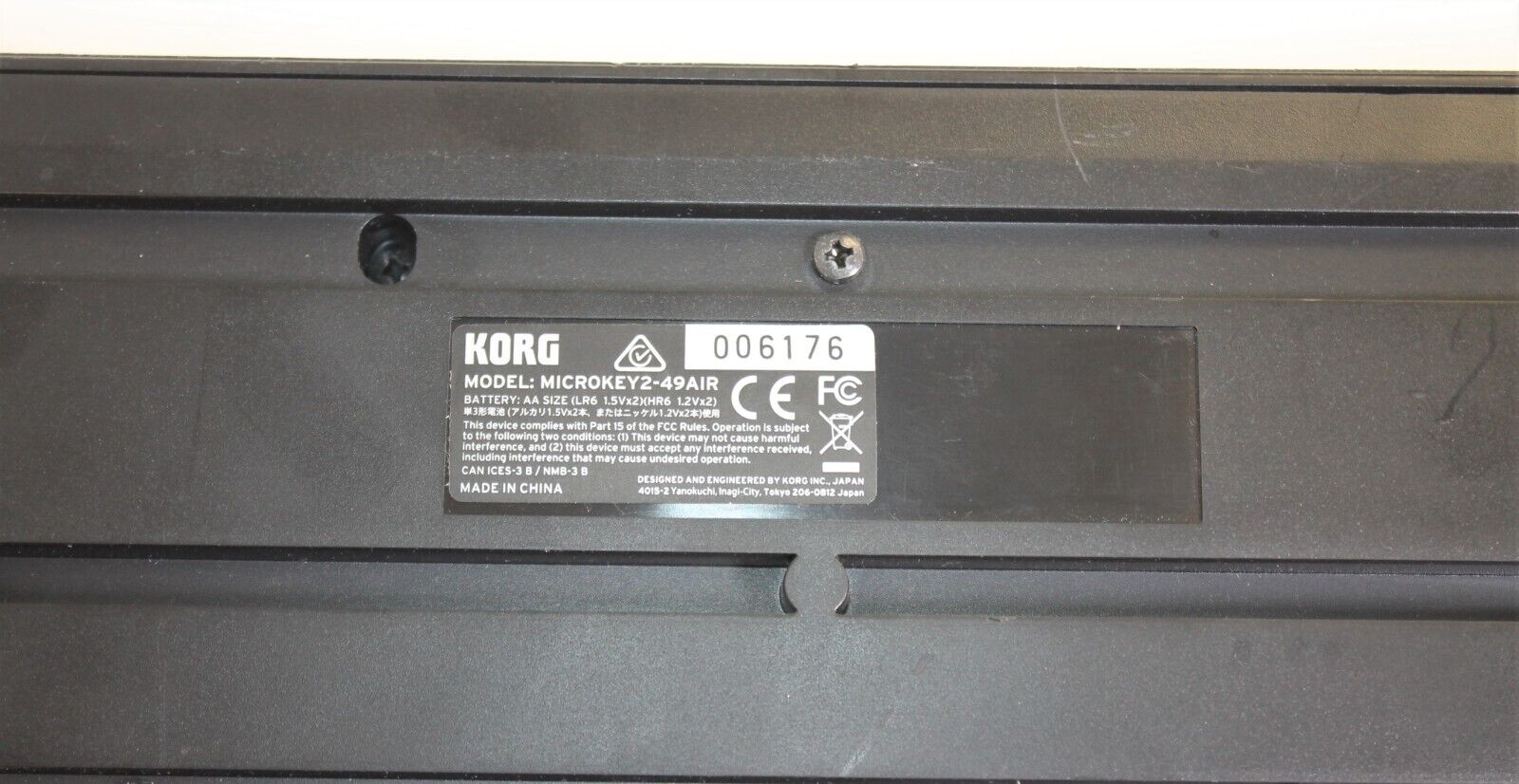 Korg microKEY AIR 49 Key Bluetooth MIDI Controller Keyboard USB microKEY2-49AIR - Fresh Stock Dated December 2025