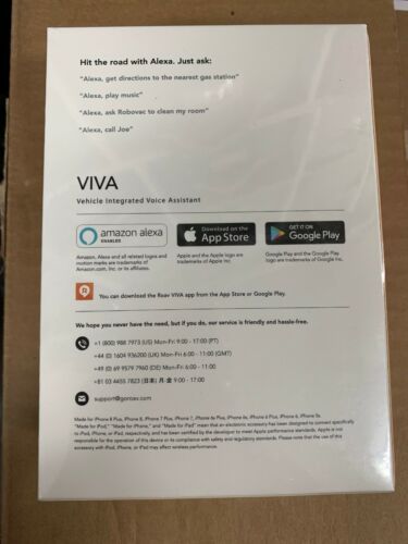 Roav VIVA, by Anker, Alexa-Enabled 2-Port USB Car Charger for In-Car Navigation, - Fresh Stock Dated December 2025