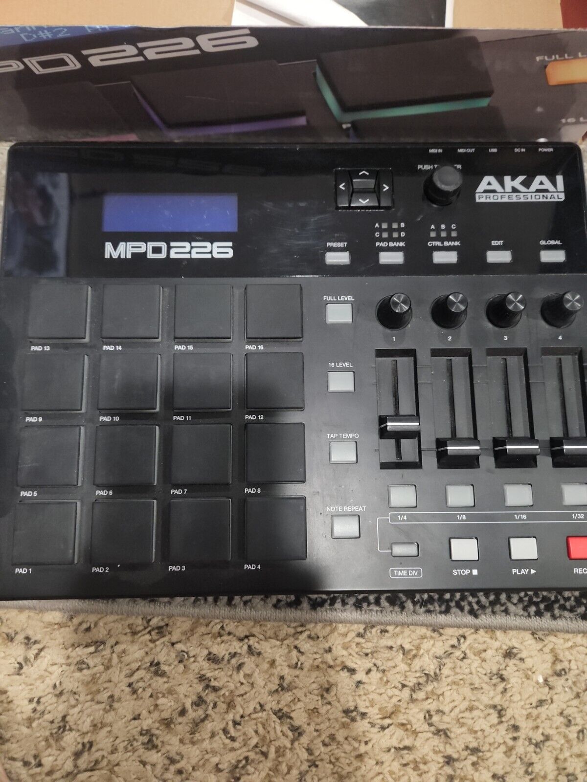 Akai Professional MPD226 Midi Pad Controller with 16 MPC Pads - Fresh Stock Dated December 2025