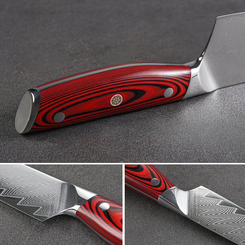 TURWHO 5inch Utility Knife Japanese VG10 Damascus Steel Knife Chef Kitchen Knife - Fresh Stock Dated January 2026