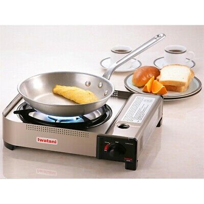 Iwatani High Powered Portable Butane Stove in Silver 15000 BTU/hr - Fresh Stock Dated February 2026