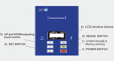 3L Degas Jewelry  False Tooth Ultrasonic Cleaner DR-LD30 LCD Show 120W - Fresh Stock Dated December 2025