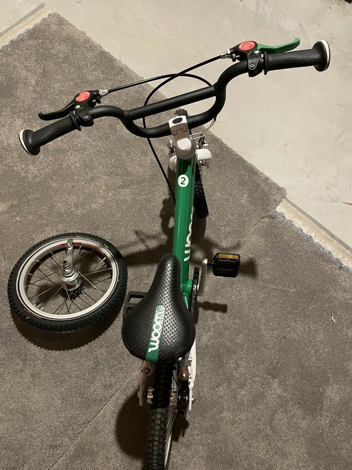 Woom 2 kid’s bike 14 Inch with freewheel kit - Fresh Stock Dated December 2025