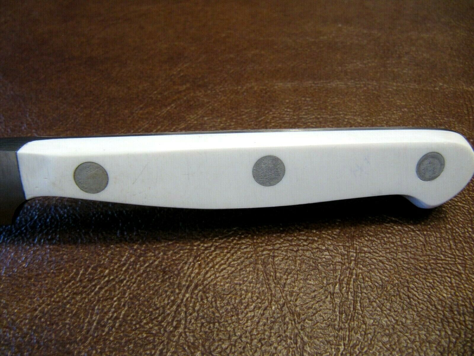 Ed Wusthof Dreizackwerk White Paring Knife Germany #4066 Full Tang Solingen - Fresh Stock Dated January 2026