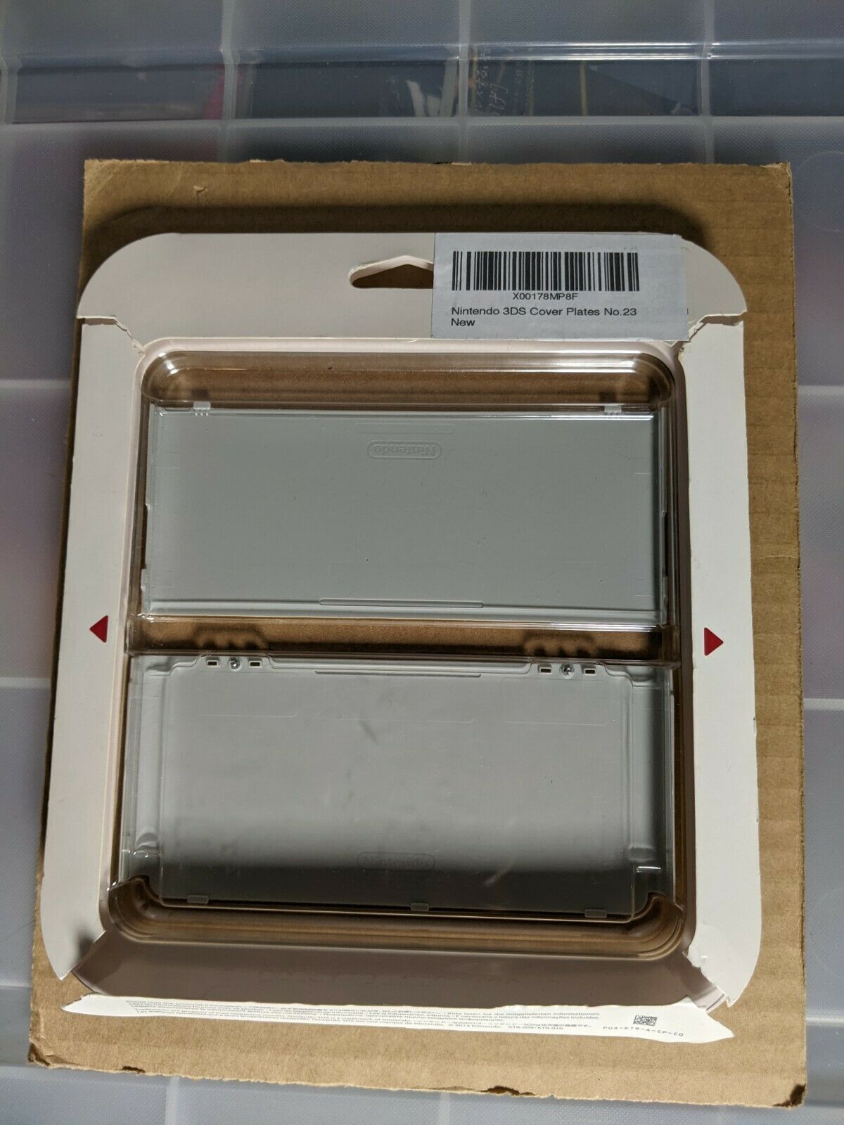 New Nintendo 3DS Super Mario Maker Sprites Kisekae Face Cover Plates Set #23 - Fresh Stock Dated February 2026