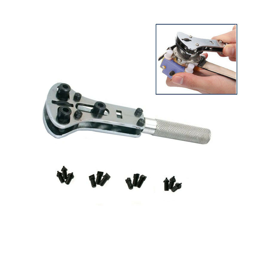 Waterprof Watch Case Wrench Opener Wooden Case , Jewelry Watchmakers Repair Tool - Fresh Stock Dated December 2025