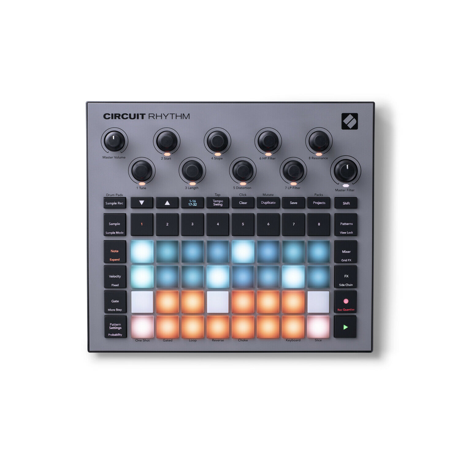 Novation Circuit Rhythm Groovebox with Sample Import - Fresh Stock Dated December 2025