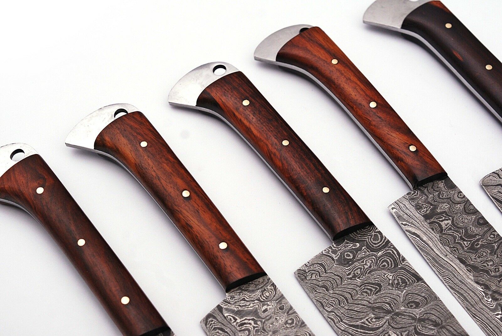 CUSTOM HANDMADE FORGED DAMASCUS STEEL CHEF KNIFE KITCHEN KNIES SET - Fresh Stock Dated January 2026