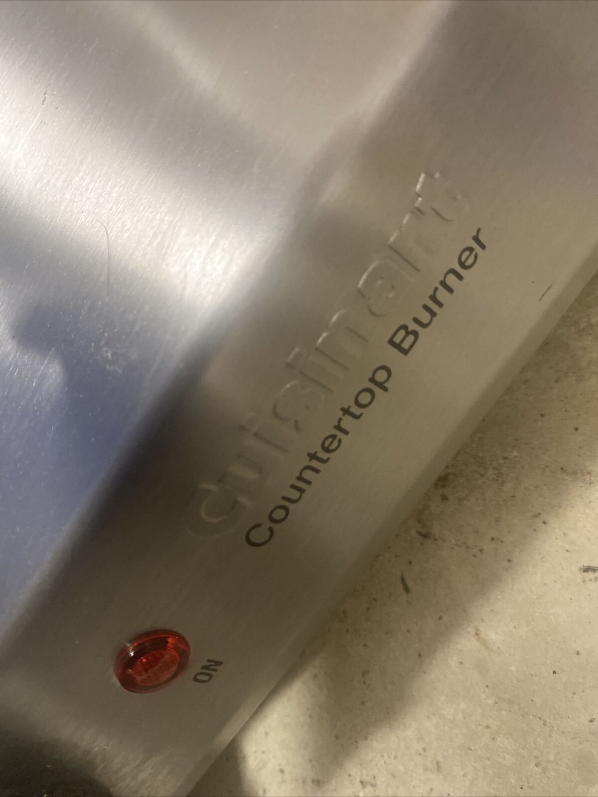 Dual, Double Burner Hot Plate Grey Steel Cuisinart Never Used! - Fresh Stock Dated February 2026