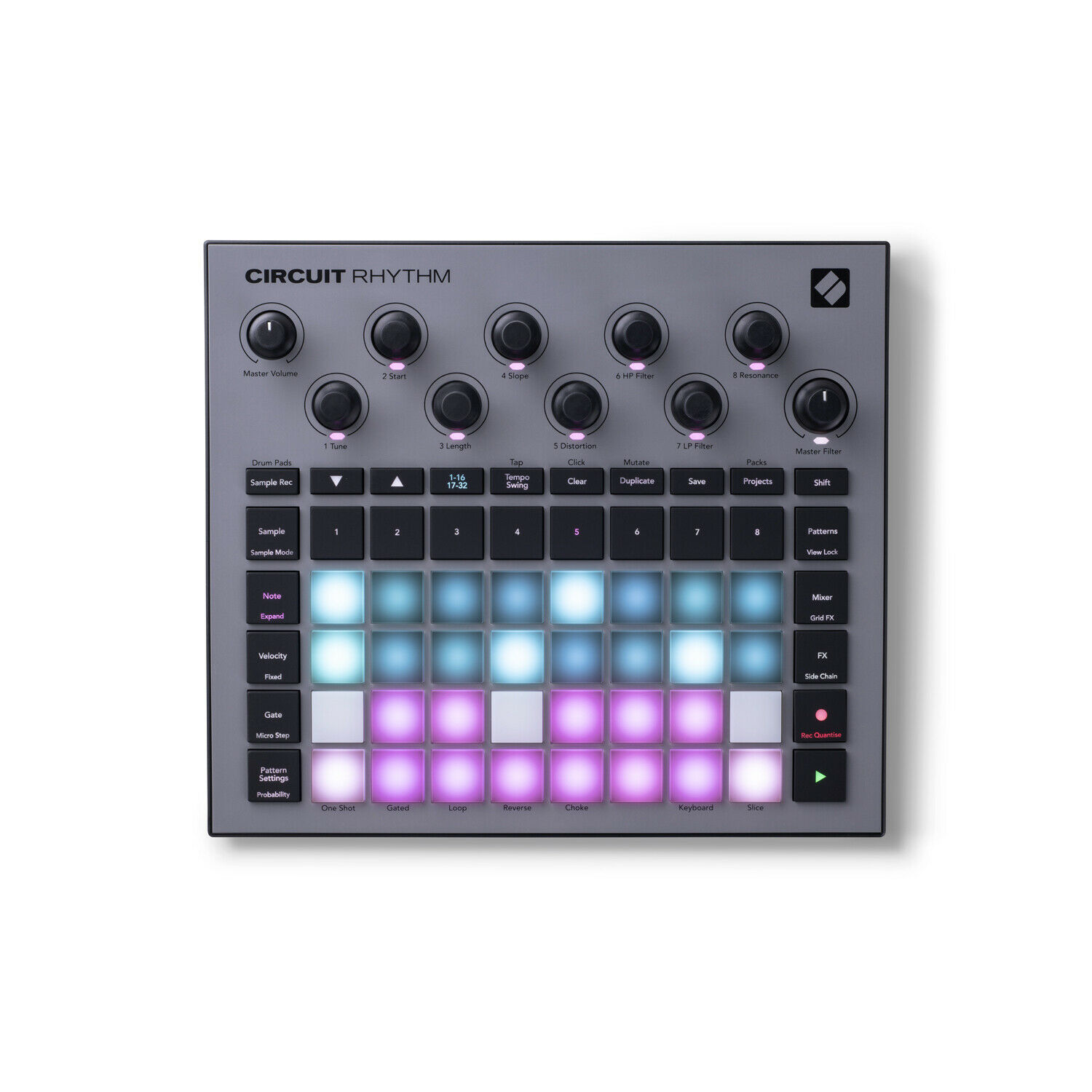 Novation Circuit Rhythm Groovebox with Sample Import - Fresh Stock Dated December 2025