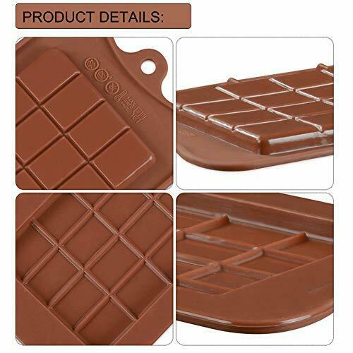 5 Pack Chocolate Bar Molds,Ausplua Silicone Chocolate mold Candy Jelly Cake - Fresh Stock Dated February 2026