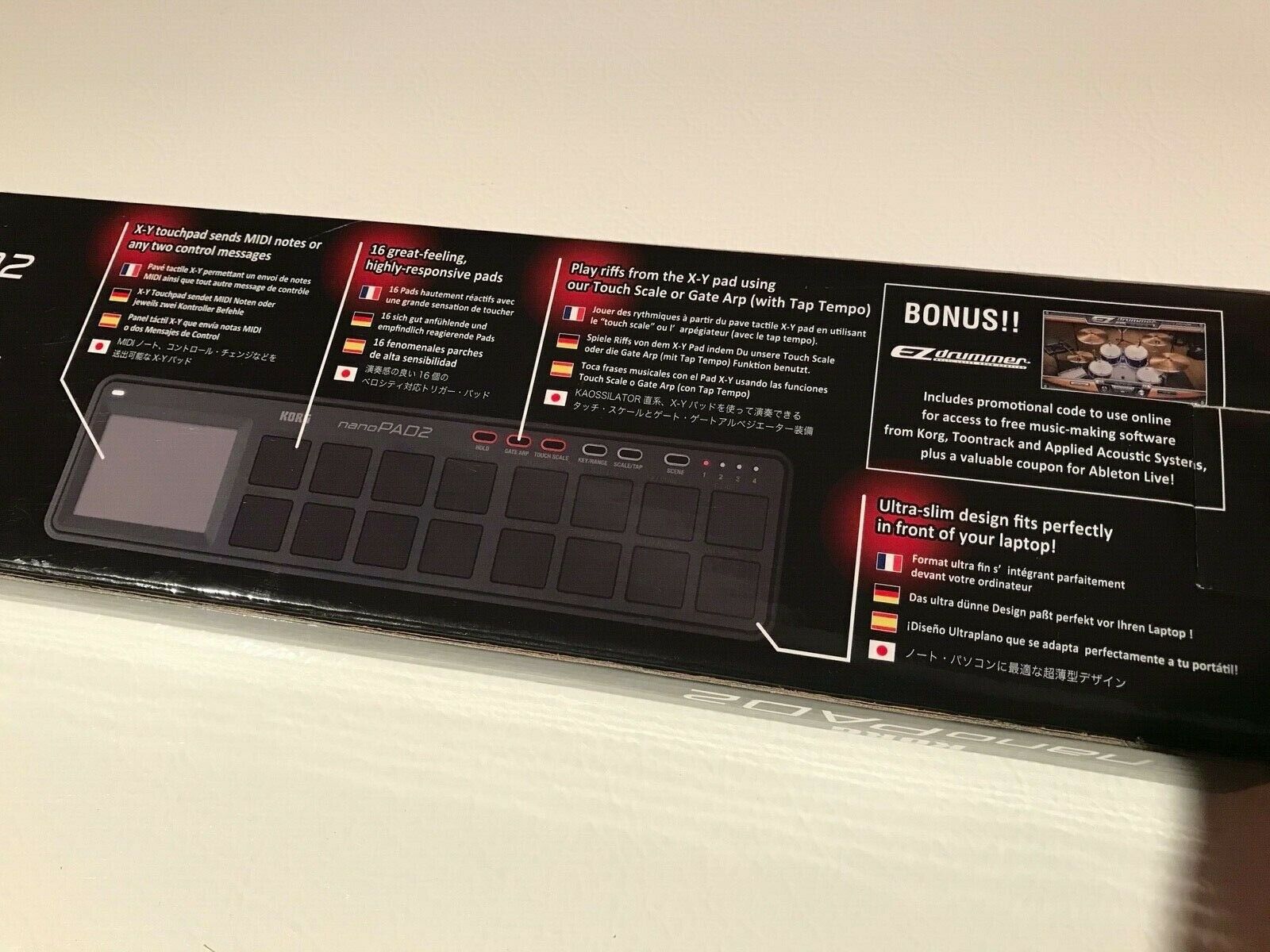 Korg nanoPAD2 USB midi controler - Fresh Stock Dated December 2025