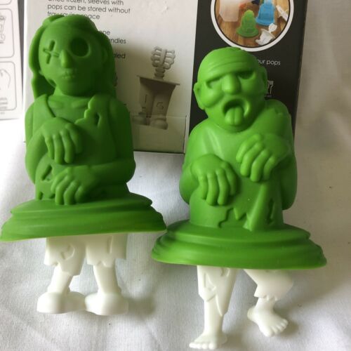 Tovolo Zombies Ice Pop Molds Flexible Silicone Easily-Removable Molds - Fresh Stock Dated February 2026