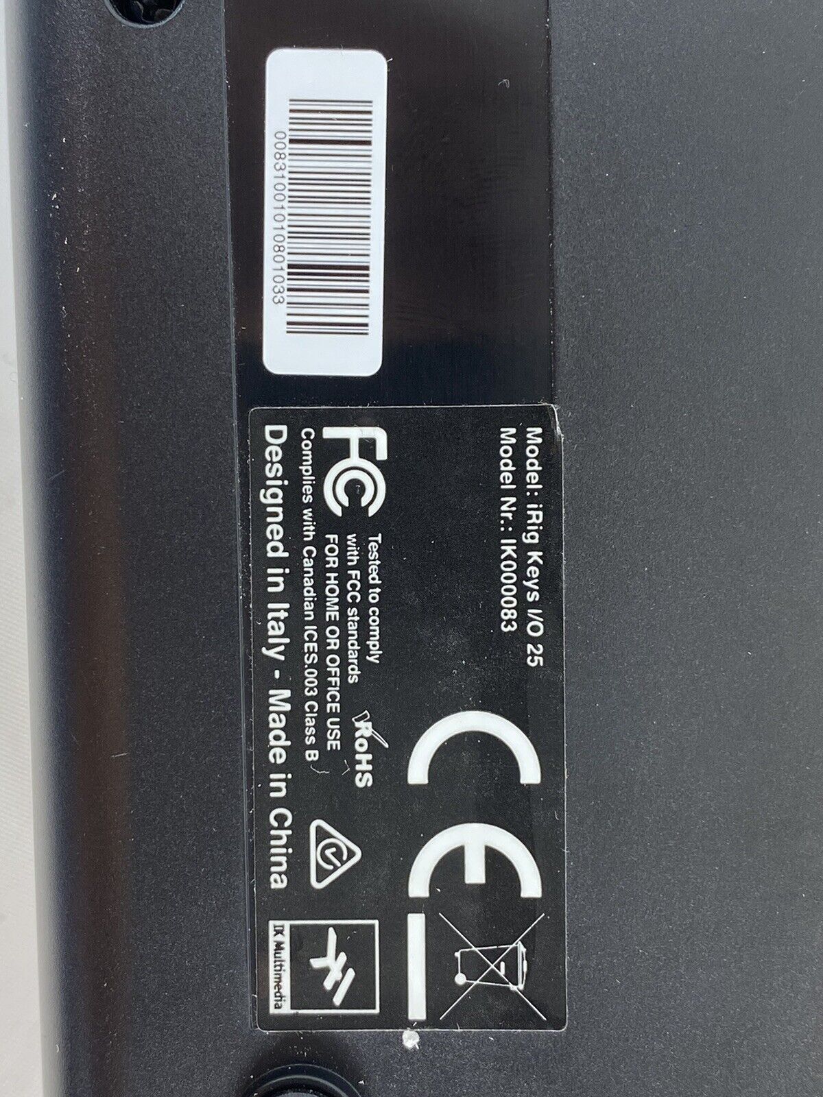 IK Multimedia iRig Keys I/O 25 Keyboard Controller - Fresh Stock Dated December 2025