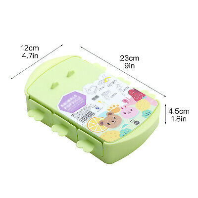 Popsicle Mold Ice Cream Pops Maker Cavities Silicone DIY Homemade Tray 6 Grids. - Fresh Stock Dated February 2026