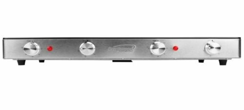 Double Infrared Electric Countertop, 1800-Watt, with Timer, Stainless Steel - Fresh Stock Dated February 2026