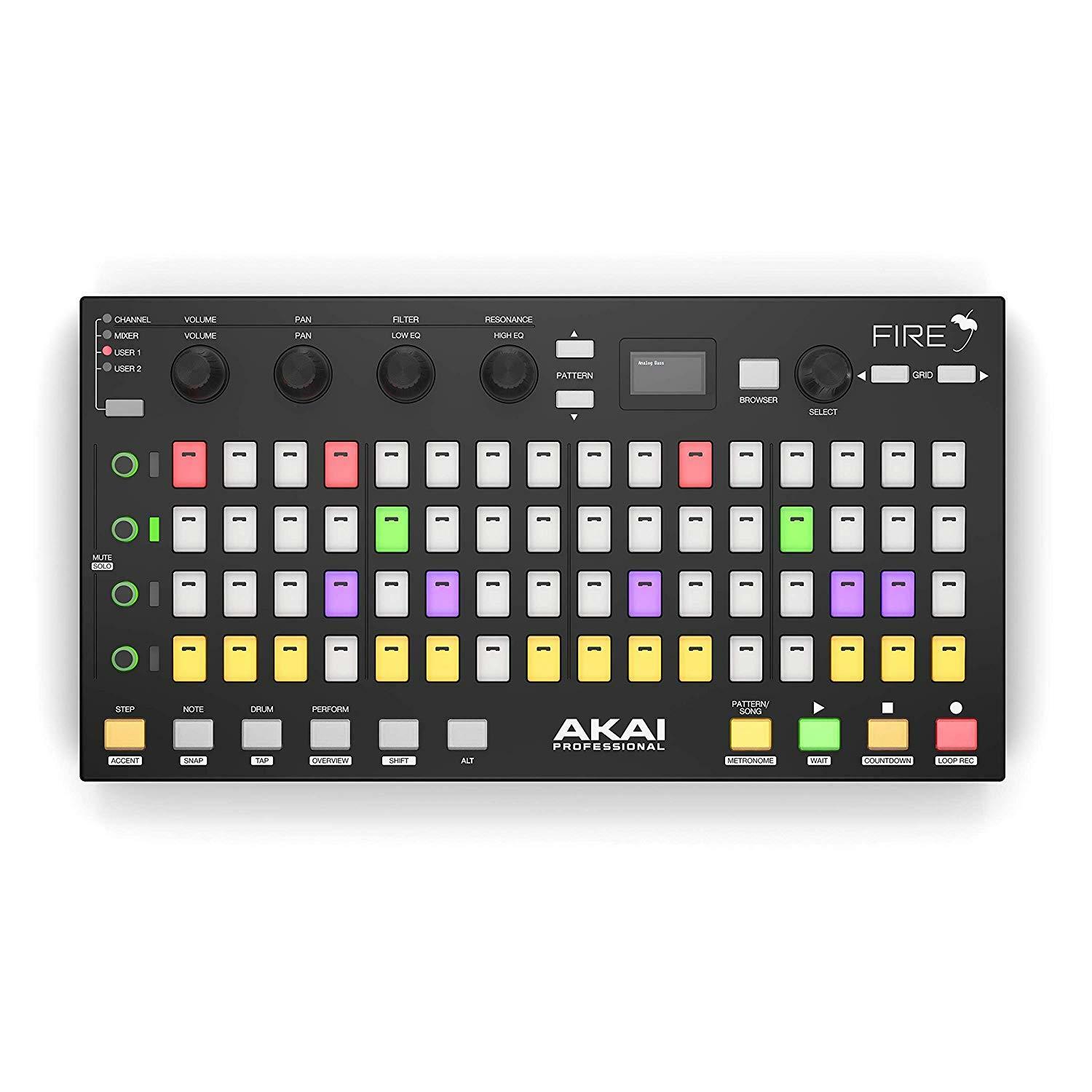 Akai Professional Fire FL Studio Controller + Gator Bag + 4 Port USB Hub & More - Fresh Stock Dated December 2025