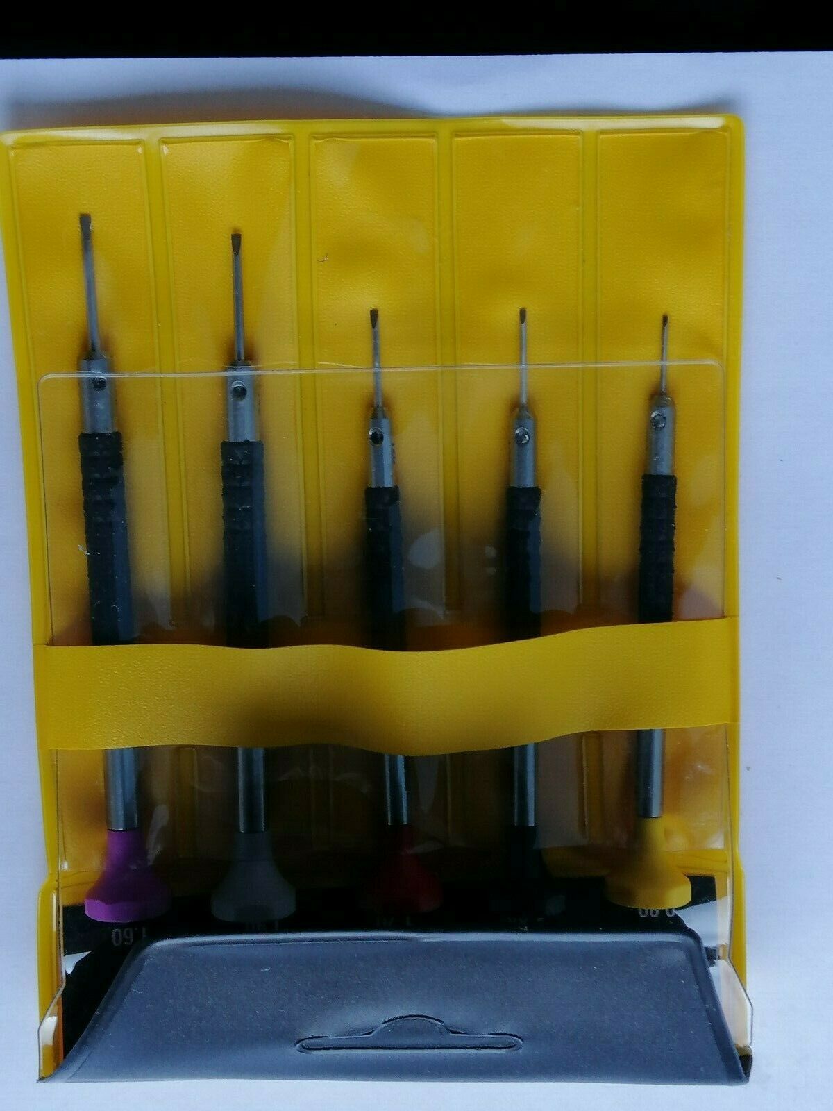 Bergeon 6899-P05  Set of 5 Watchmaker's Chromed Screwdrivers - Fresh Stock Dated December 2025