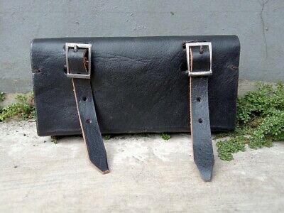 Bicycle Tool Bag eye glass bag handmade BLACK Fit Raleigh Humber BSA Gazelle - Fresh Stock Dated December 2025