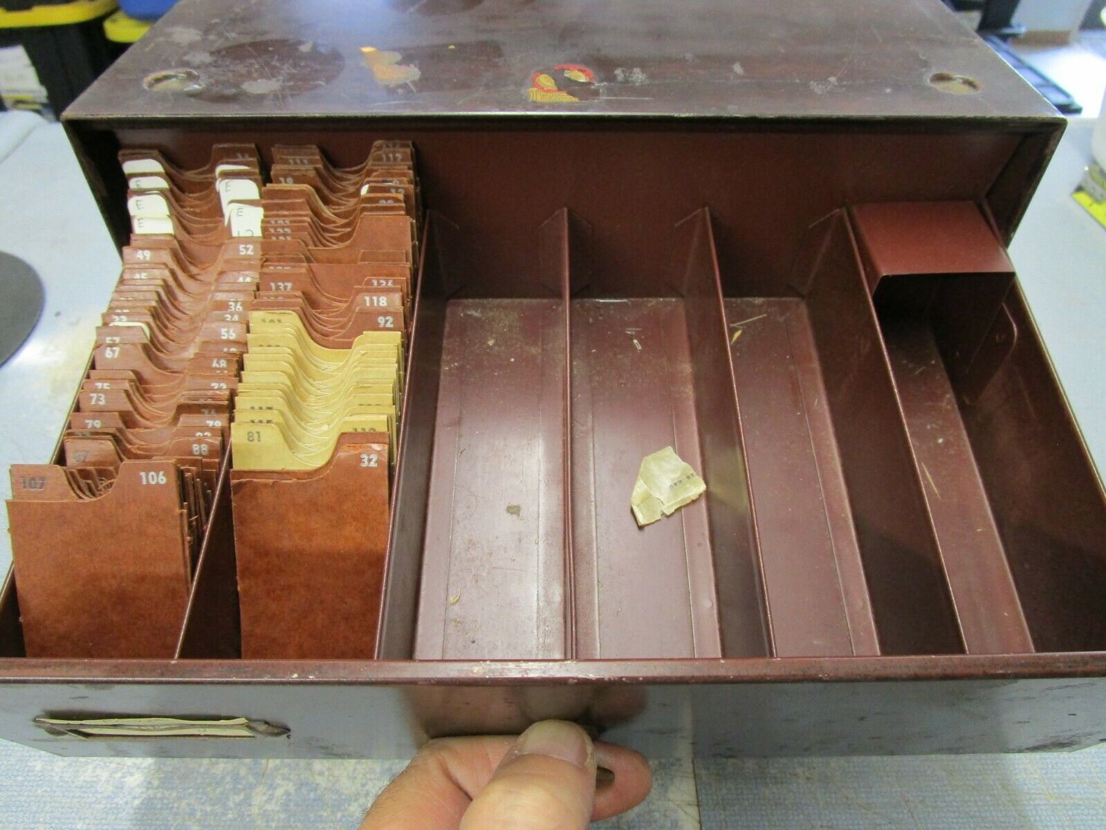 Vintage Swartchild 2 Drawer Metal Watch Parts Cabinet Watchmaker Repair Parts - Fresh Stock Dated December 2025