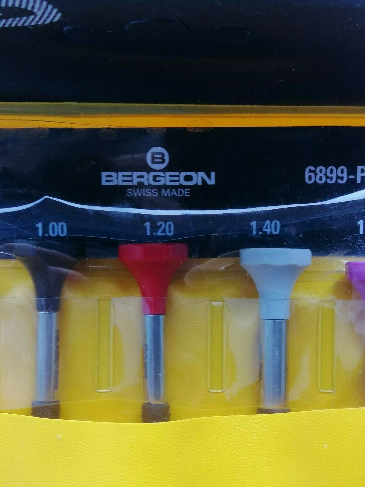 Bergeon 6899-P05  Set of 5 Watchmaker's Chromed Screwdrivers - Fresh Stock Dated December 2025